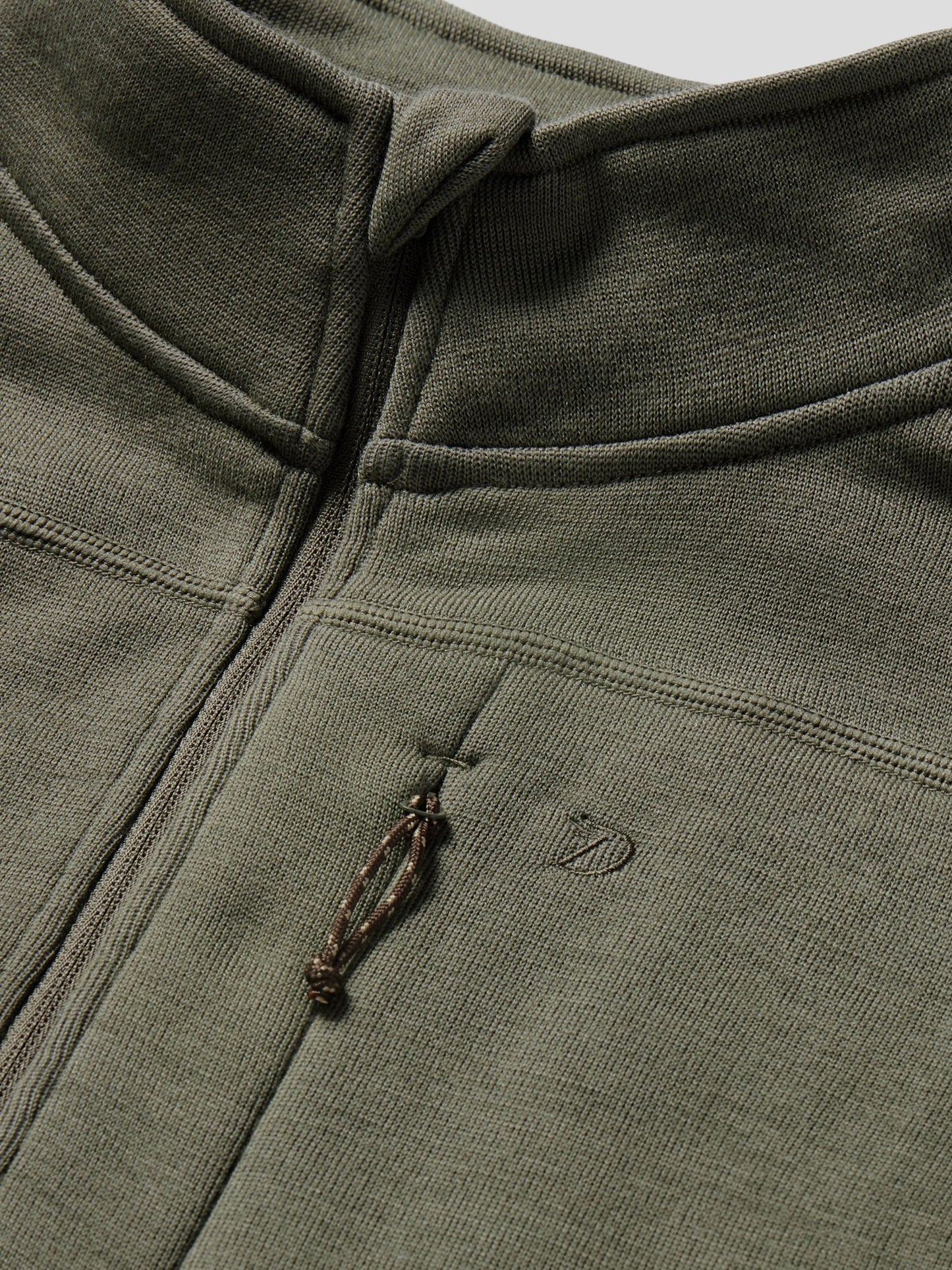 Duck Camp - Barnburner 1/4 Zip Moss Medium