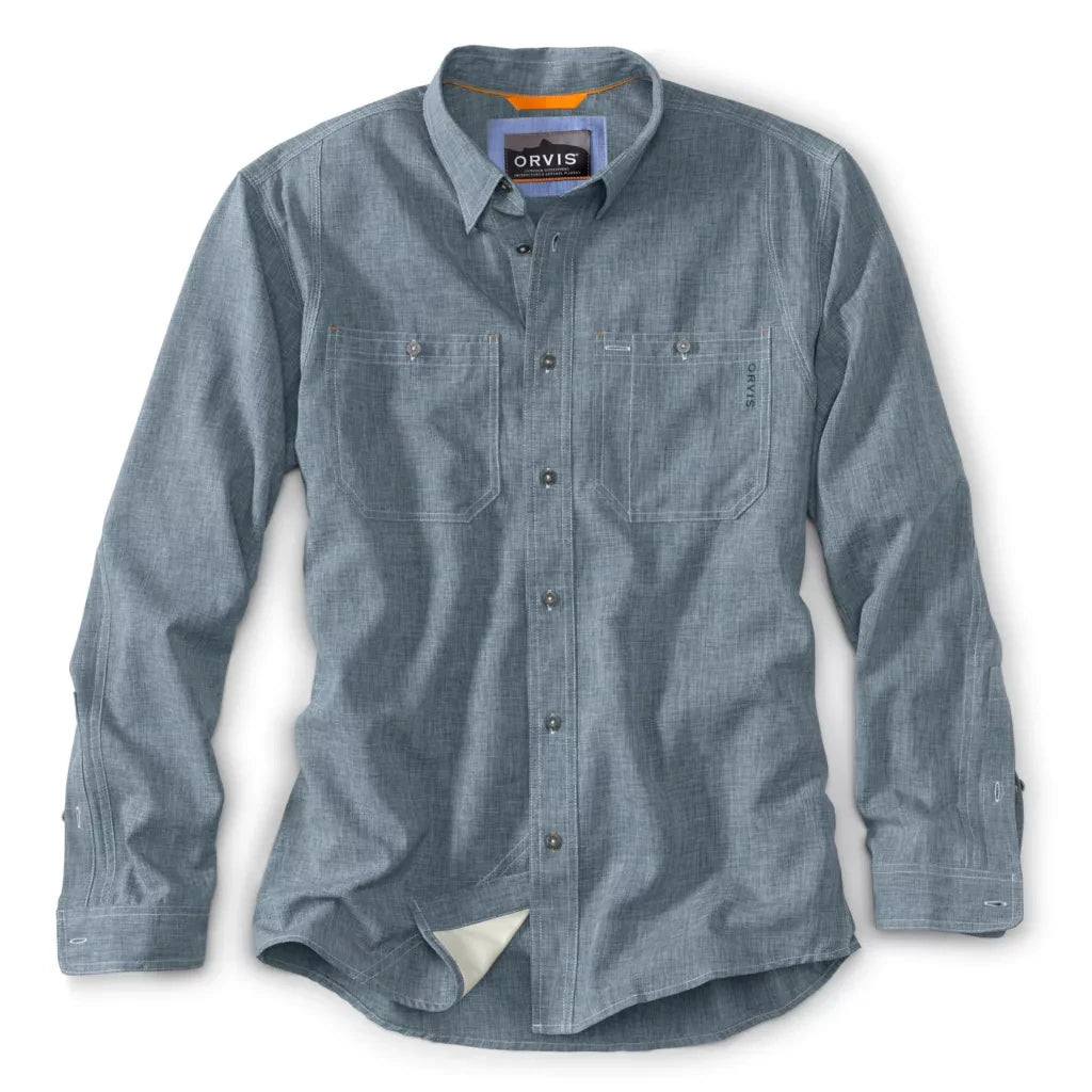 Tech Chambray LS Work Shirt