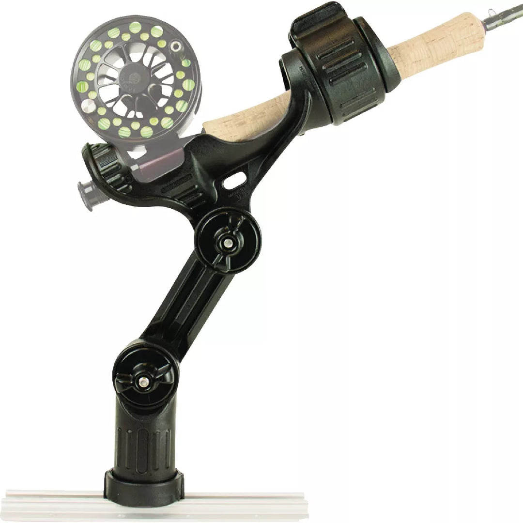 OMEGA PRO™ ROD HOLDER WITH TRACK MOUNTED LOCKNLOAD™ MOUNTING SYSTEM
