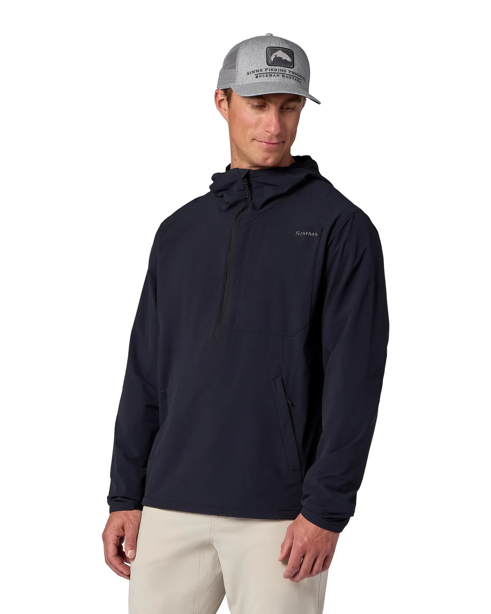 Simms M's Rogue Flex Half-Zip Pullover