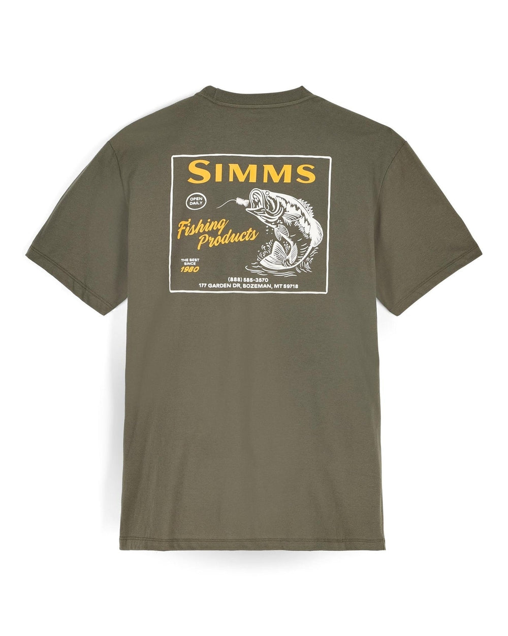 Simms M's Locals Bass Shop T-Shirt