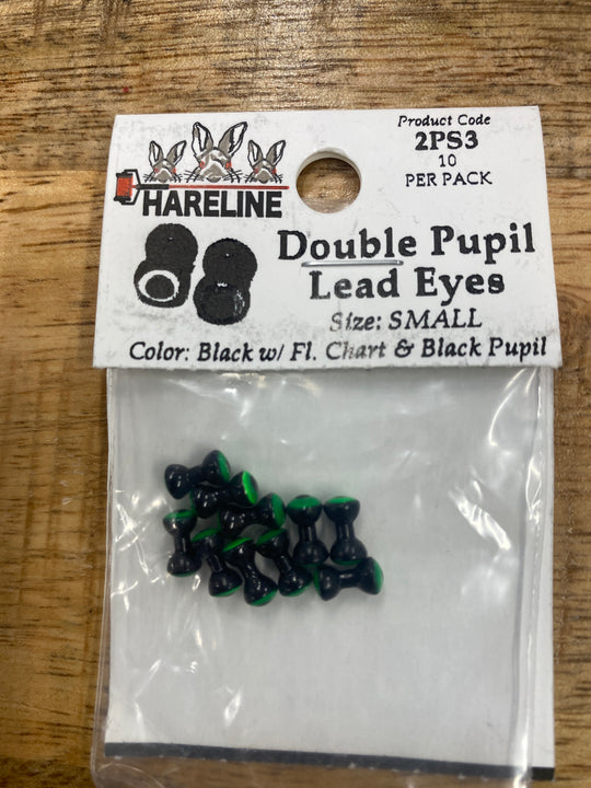 Double Pupil Lead Eyes - Small
