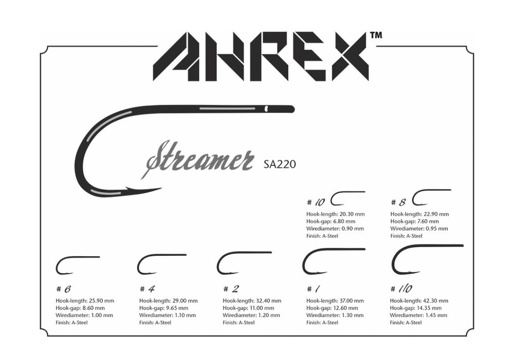 Ahrex SA220 Streamer Hook #1/0