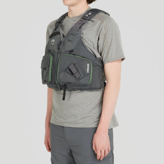 NRS Chinook Fishing PFD (CLOSEOUT) - Charcoal