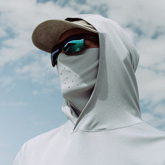 Grundens Tough Sun Masked Hoodie