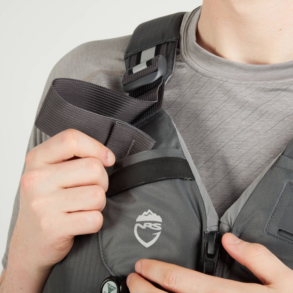 NRS Chinook Fishing PFD (CLOSEOUT) - Charcoal