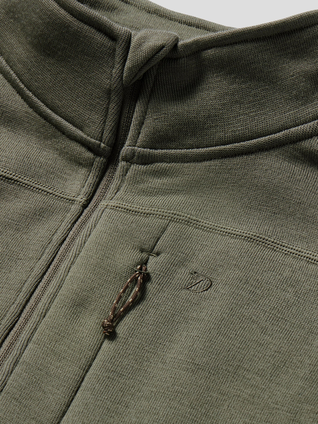 Duck Camp - Barnburner 1/4 Zip Moss Large