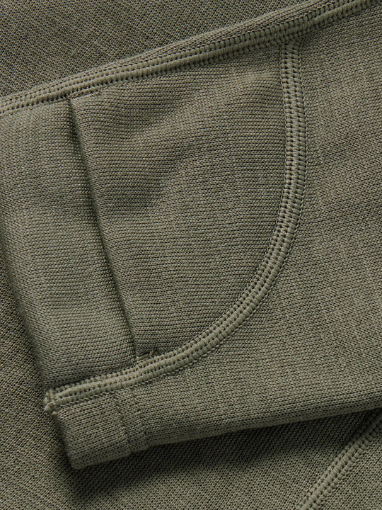 Duck Camp - Barnburner 1/4 Zip Moss Large