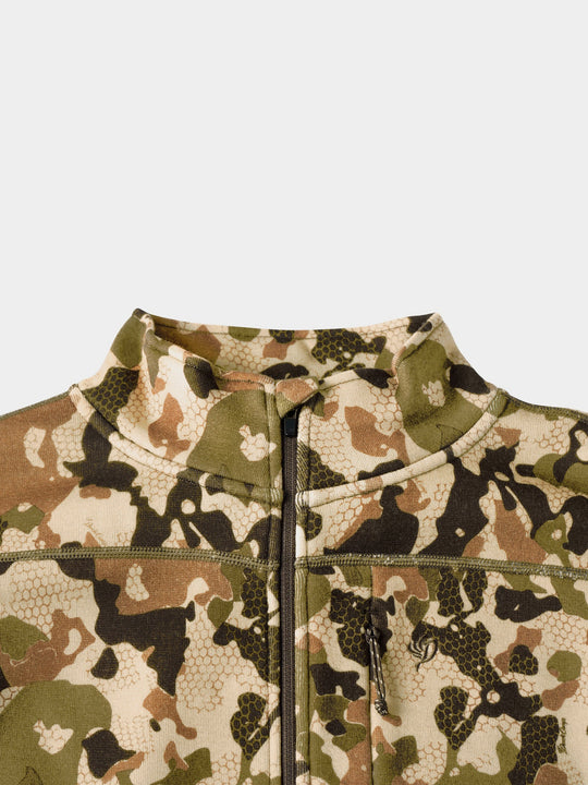 Duck Camp - Barnburner 1/4 Zip Wetland XLarge