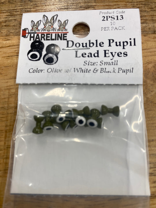 Double Pupil Lead Eyes - Small