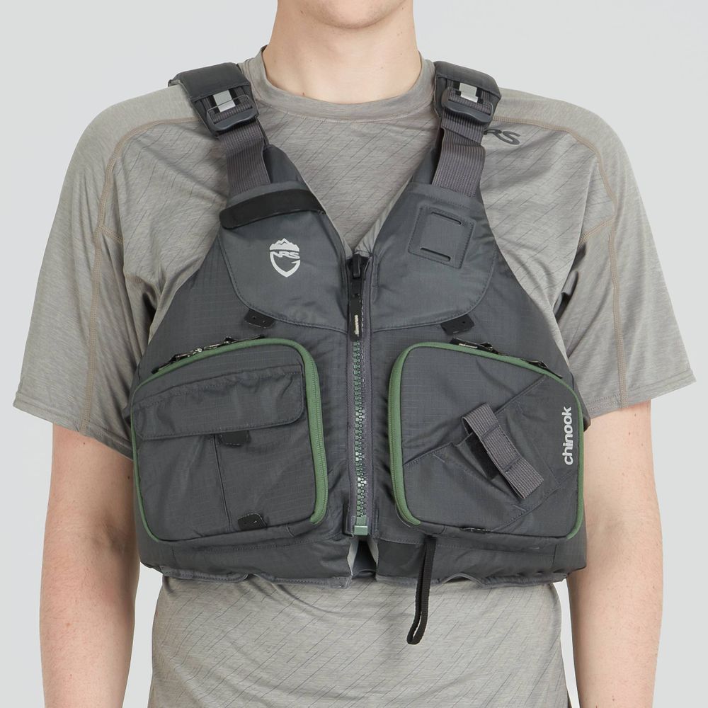 NRS Chinook Fishing PFD (CLOSEOUT) - Charcoal