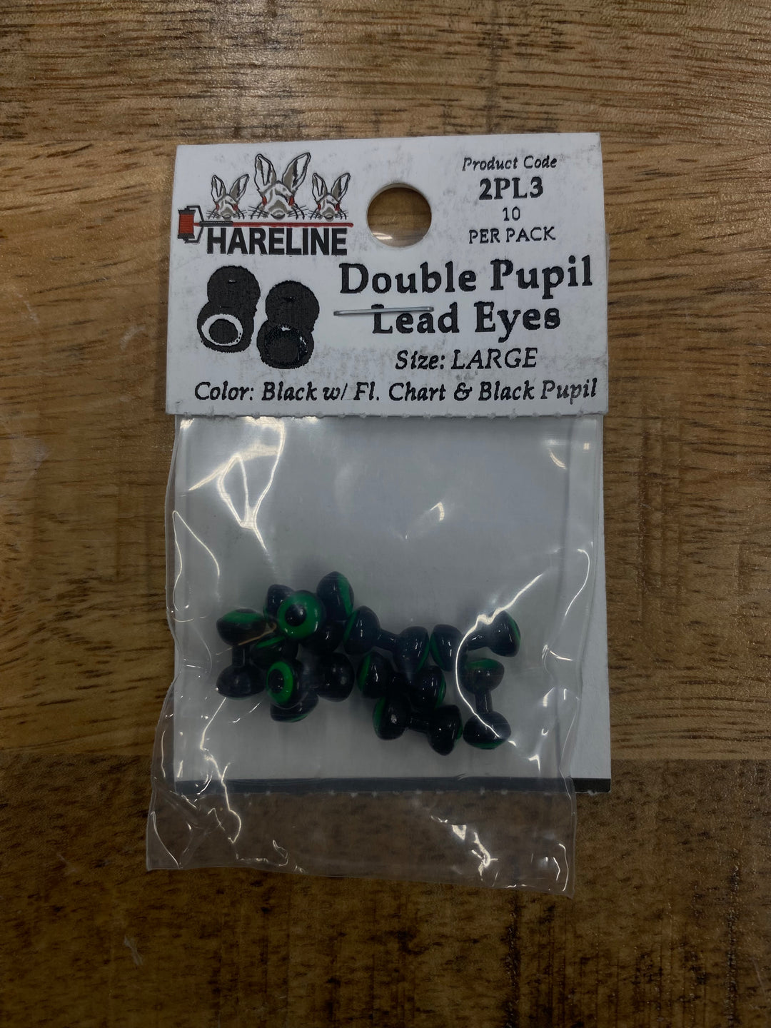 Double Pupil Lead Eyes - Large