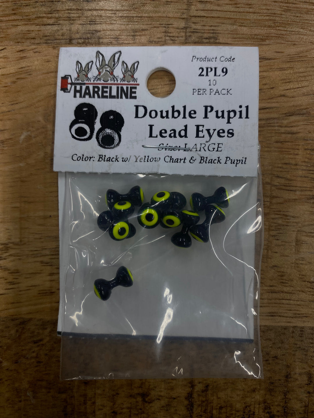 Double Pupil Lead Eyes - Large