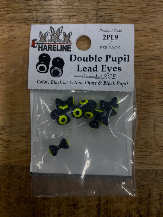 Double Pupil Lead Eyes - Large