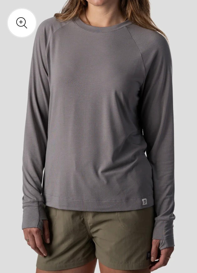 Womens's Performance Bamboo Crew L\S