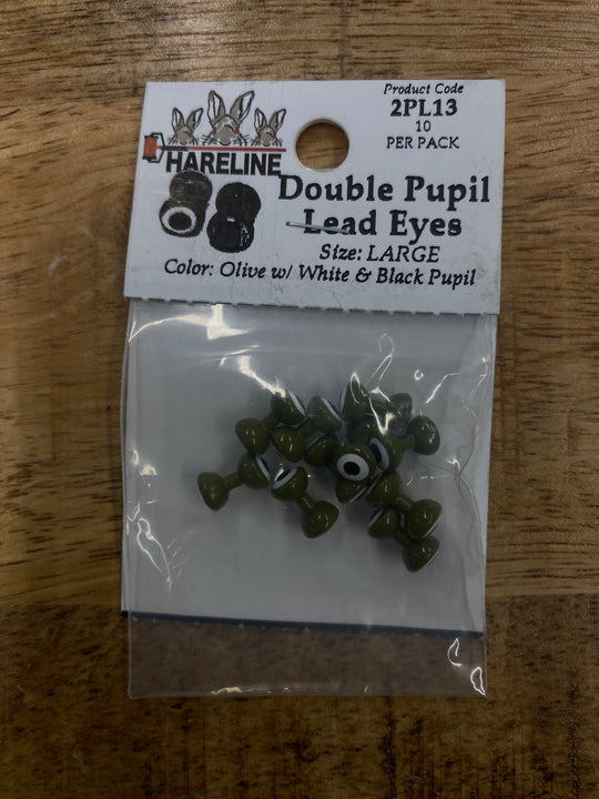 Double Pupil Lead Eyes - Large