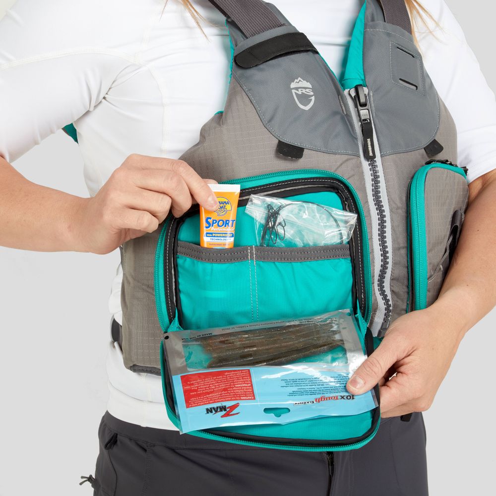 NRS Women’s Shenook Fishing PFD (CLOSEOUT) - Silver