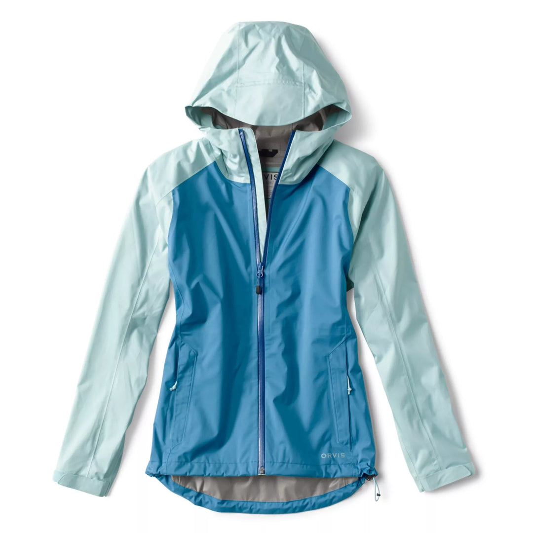 Women's Ultralight 2.5L Rain Jacket Small Lake Blue/Fresh Air