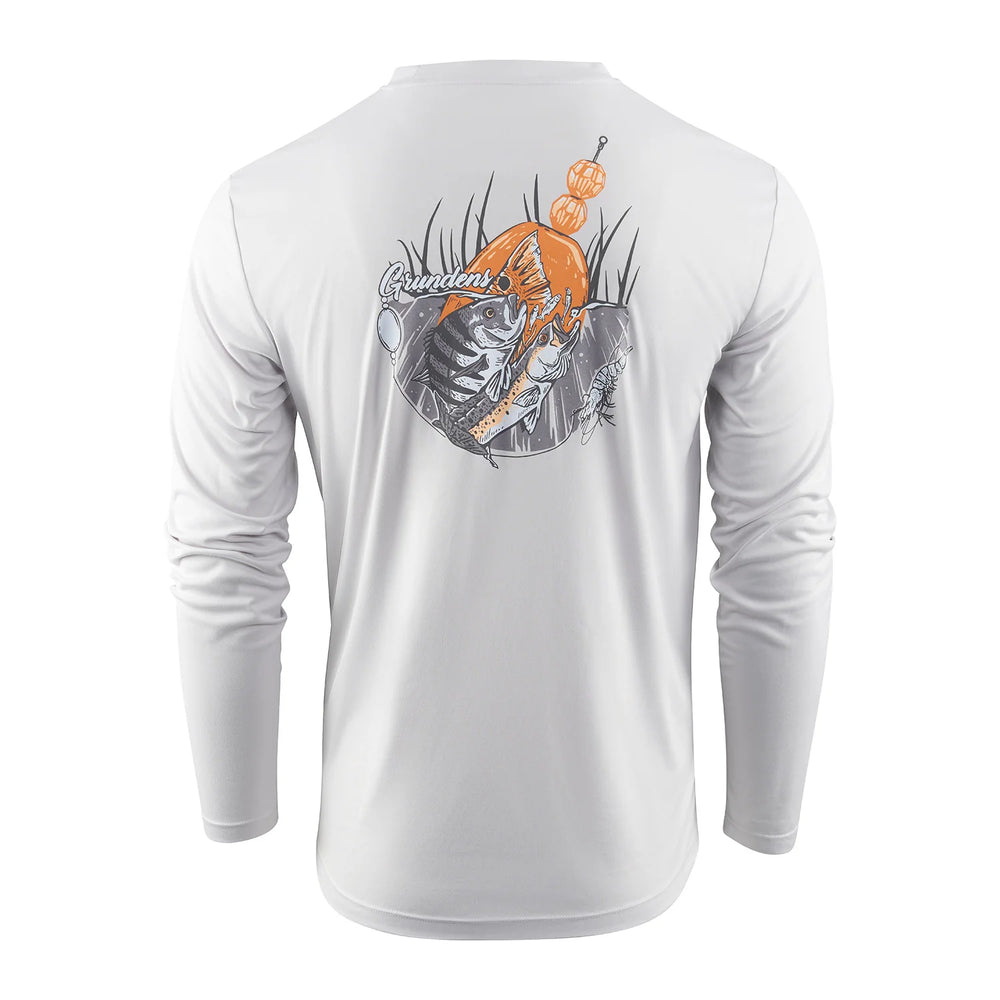 Grunden’s Poppin' South LS Tech Tee