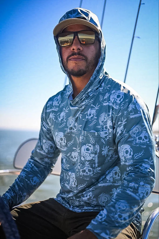 Truchador & Co. Skulls and Skiffs Performance Tee