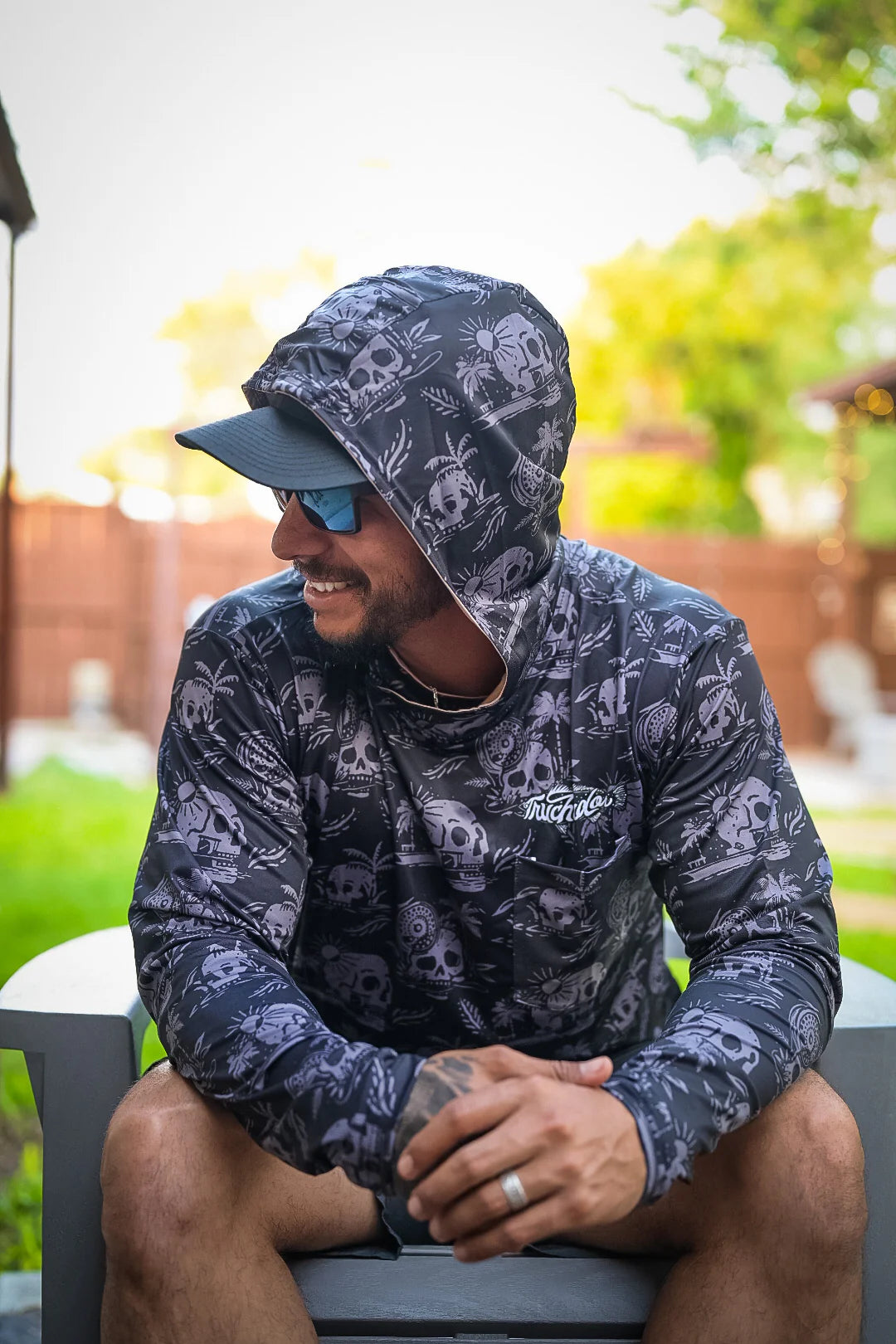 Truchador & Co. Skulls and Skiffs Performance Tee
