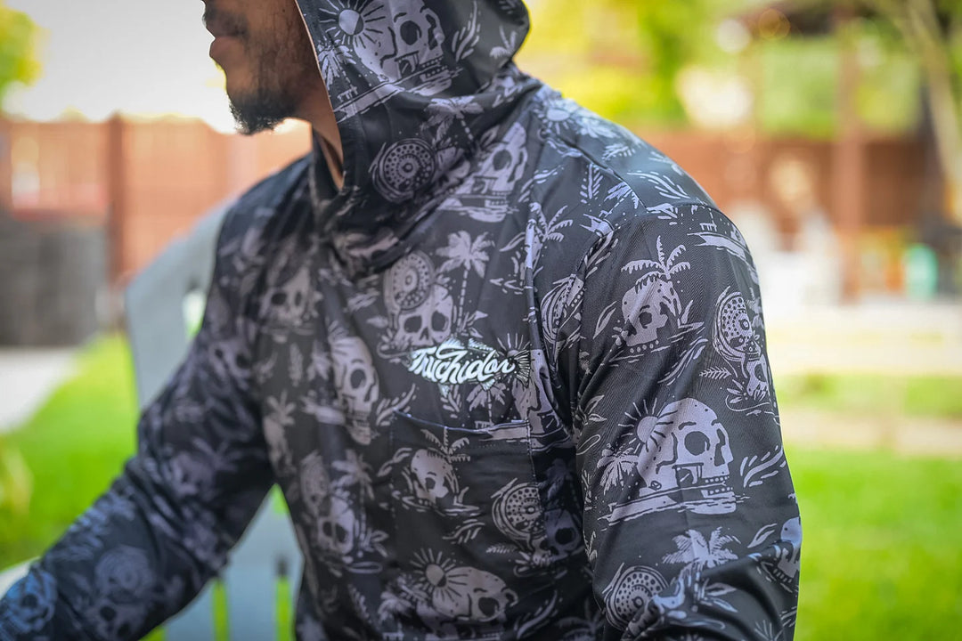Truchador & Co. Skulls and Skiffs Performance Tee