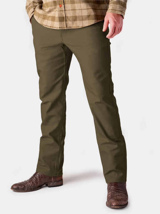 Duck Camp - Brush Pants Dark Olive 36