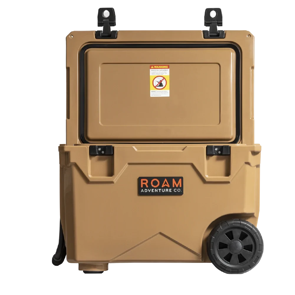 50QT Rolling Rugged Cooler