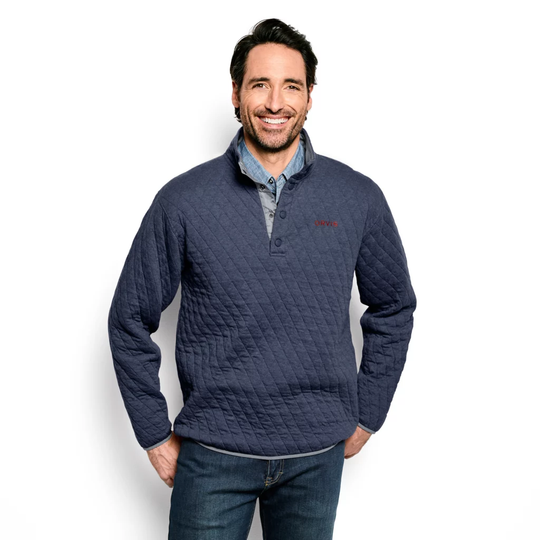 Orvis Outdoor Quilted Snap Sweatshirt