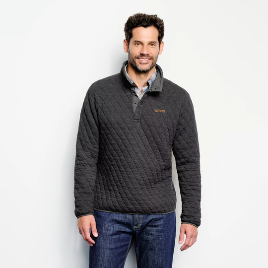 Orvis Outdoor Quilted Snap Sweatshirt