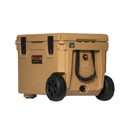 50QT Rolling Rugged Cooler