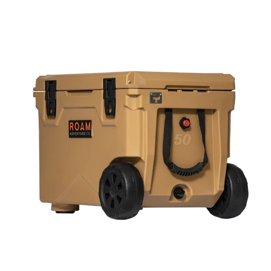 50QT Rolling Rugged Cooler