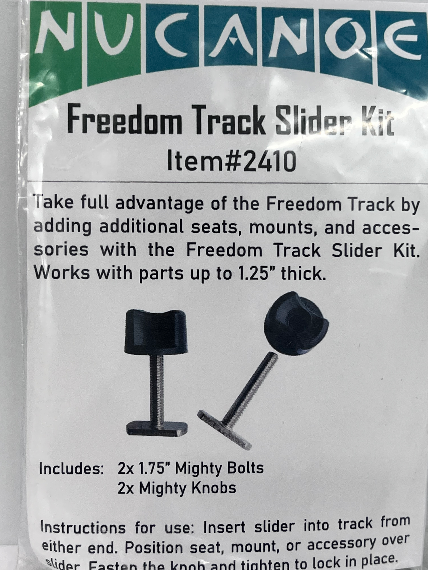 Freedom Track Slider Kit