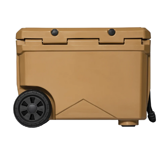 50QT Rolling Rugged Cooler