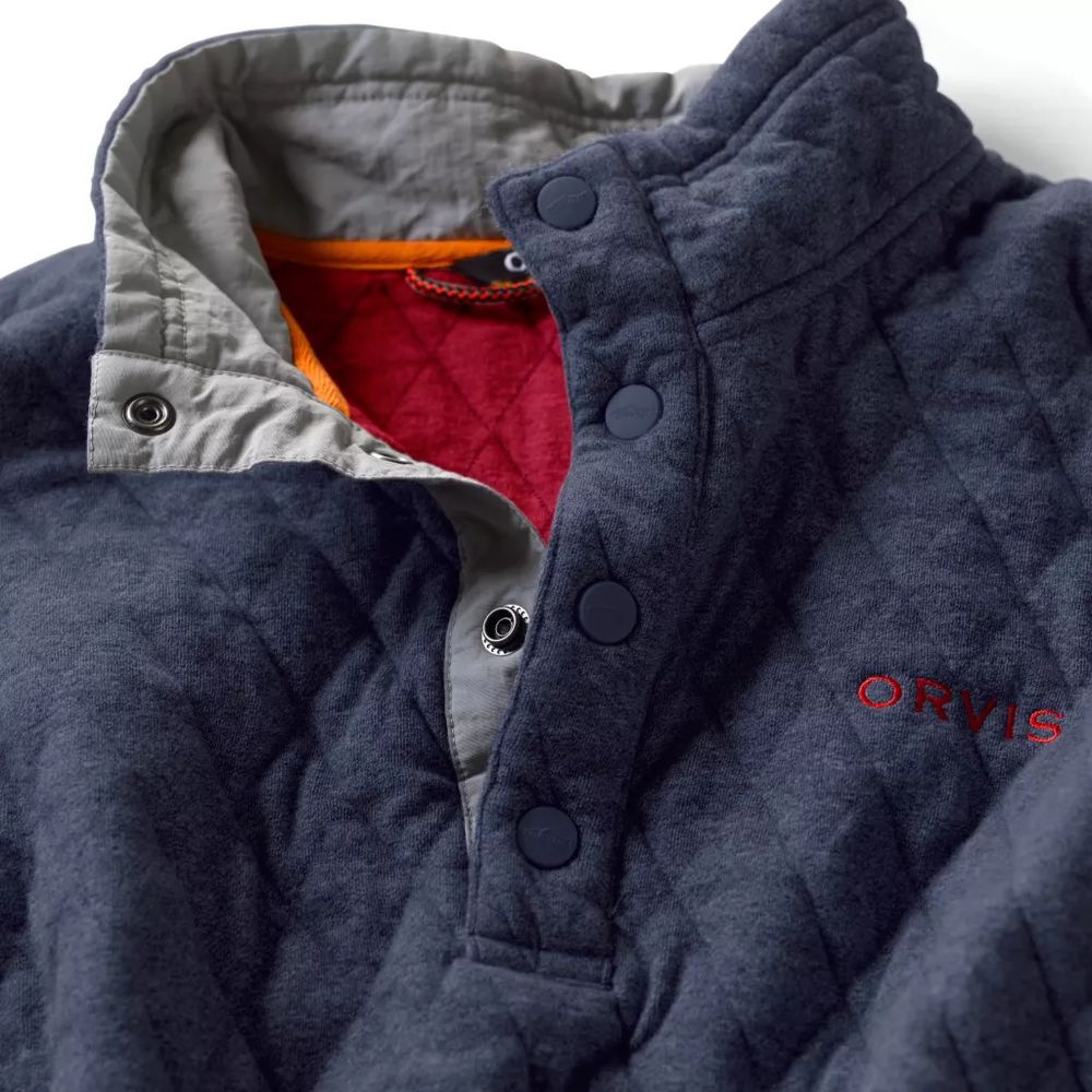 Orvis Outdoor Quilted Snap Sweatshirt