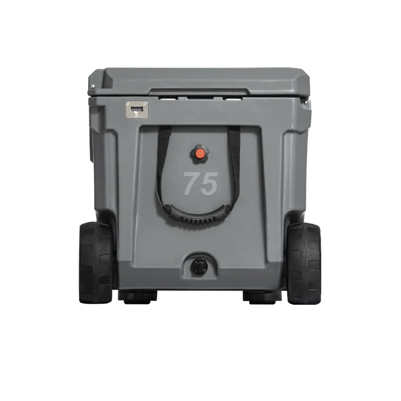 75QT Rolling Rugged Cooler Slate