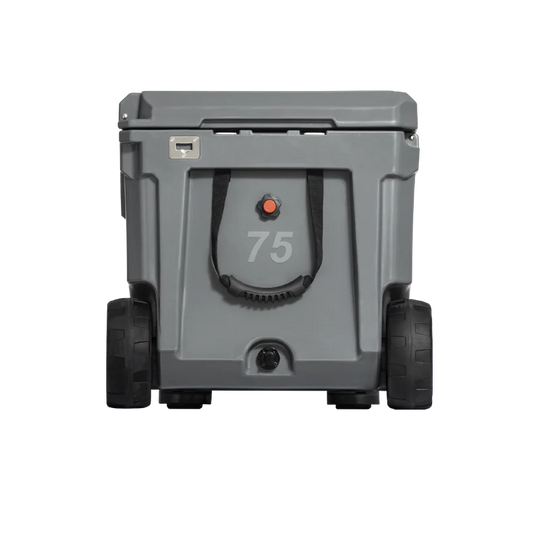 75QT Rolling Rugged Cooler Slate